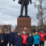 Возложение цветов к памятнику В.И. Ленина в городе Электросталь - КПРФ