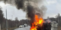 Два грузовых автомобиля столкнулись на участке дороги в Дмитрове - MosRegToday.Ru