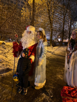 Социальный Дед Мороз прошел в наукограде Королёв