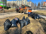 Масштабный субботник состоялся в Пушкинском