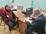 Руководитель фракции КПРФ в Мособлдуме Александр Наумов провел прием жителей в Озерах