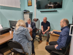 Руководитель фракции КПРФ в Мособлдуме Александр Наумов провел прием жителей в Озерах