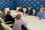 Олег Жолобов встретился с Советом ветеранов и бывших несовершеннолетних узников фашистских концлагерей в Домодедове