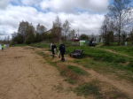 Подмосковные спасатели приняли участие в массовых городских субботниках
