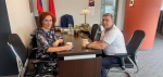 Сотрудничество на благо Подмосковья: рабочая встреча заместителя Председателя Московской областной Думы, секретаря МК КПРФ Константина Черемисова с главой м.о. Истра Татьяной Витушевой