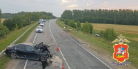 Мужчина и 10-летний ребенок погибли в ДТП с BMW и микроавтобусом в Подмосковье - Комсомольская Правда