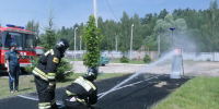 В Протвино прошли традиционные соревнования среди добровольных пожарных формирований, посвященные 35-летию МЧС России - ГУ МЧС МО