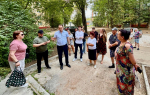 Проверка мероприятий по благоустройству дворовой территории у МКД №10 по ул.Глинкина