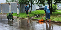 В Климовске устранили подтопление на Молодёжной улице - РТВ-Подмосковье
