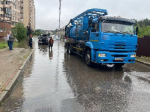 Подмосковные коммунальщики устраняют 120 подтоплений дворов