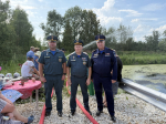 Добровольным пожарным Егорьевска торжественно вручили противопожарное оборудование