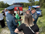 Добровольным пожарным Егорьевска торжественно вручили противопожарное оборудование