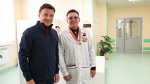 Губернатор Подмосковья навестил бойцов в госпитале Росгвардии в Балашихе и вручил награды врачам