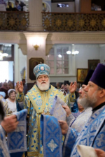 Патриарший наместник Московской митрополии принял участие в торжествах по случаю 35-летия архиерейской хиротонии митрополита Ташкентсткого и Среднеазиатского Викентия