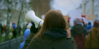 Протестующие начали акцию в Тбилиси на фоне выборов - РТВ-Подмосковье