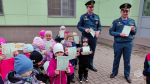 В Домодедове сотрудники МЧС России провели выездное занятие с воспитанниками детского сада «Ласточка»
