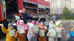В Домодедове сотрудники МЧС России провели выездное занятие с воспитанниками детского сада «Ласточка»