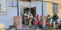 Сотрудники МЧС России провели учения в здании полиции в Черноголовке - ГУ МЧС МО