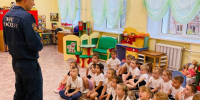 Беседа о мерах пожарной безопасности проведена с юными жителями Ликино-Дулево - ГУ МЧС МО