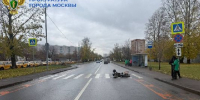 В Москве курьер на мощном электромопеде без прав сбил пенсионерку на «зебре» - РТВ-Подмосковье