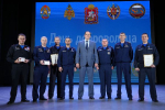 Работников «Мособлпожспаса» наградили ко Дню добровольца
