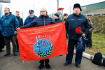В Химках к монументу «Противотанковые ежи» возложили цветы