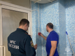 В Чехове сотрудники МЧС России обеспечили безопасность соревнований по синхронному плаванию