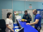 В Чехове сотрудники МЧС России обеспечили безопасность соревнований по синхронному плаванию