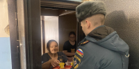 Сотрудники МЧС России навещают многодетные семьи Чехова - ГУ МЧС МО
