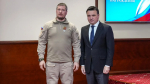 Губернатор Подмосковья вручил медали «За храбрость» II степени добровольцам отряда «БАРС»