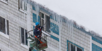 В Подмосковье за месяц очистили от сосулек более 9 тысяч крыш - РТВ-Подмосковье