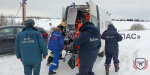 Работники Мособлпожспаса помогли провалившемуся под лёд на канале имени Москвы