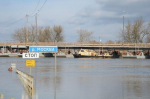 Работу наплавного моста в Коломне приостановят из-за подъёма воды в Москве-реке
