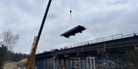 Дорожники начали бетонировать ригели опор на путепроводе в составе дублера Пятницкого шоссе - Правительство Московской области