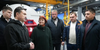 Андрей Воробьев проверил, как ведется строительство новой БМК в Электростали - Правительство Московской области