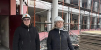 Продолжается капремонт МБОУ СОШ N13 на  улице Терешковой - Общественная палата МО