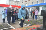 Памятный митинг состоялся возле памятника ликвидаторам последствий аварии на Чернобыльской атомной электростанции