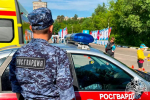 Росгвардейцы обеспечили безопасность и стали участниками 10-го Всероссийского полумарафона «ЗаБег.РФ»