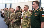 Губернатор Воробьёв вручил государственные награды бойцам отряда БАРС
