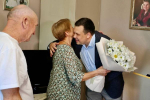 Семью Тимаковых из Павловского Посада поздравили с золотой свадьбой