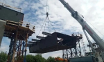 На строящемся путепроводе в Люберцах готовятся к надвижке пролёта над ж/д путями