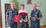 Руководство Главного управления поздравило Заслуженного спасателя Российской Федерации с юбилеем