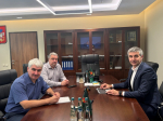 Константин Елисеев провел рабочую встречу с председателем Комитета лесного хозяйства Московской области Алексеем Ларькиным