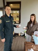 В Рузском муниципальном округе многодетным семьям бесплатно устанавливают пожарные извещатели
