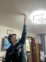 В Рузском муниципальном округе многодетным семьям бесплатно устанавливают пожарные извещатели
